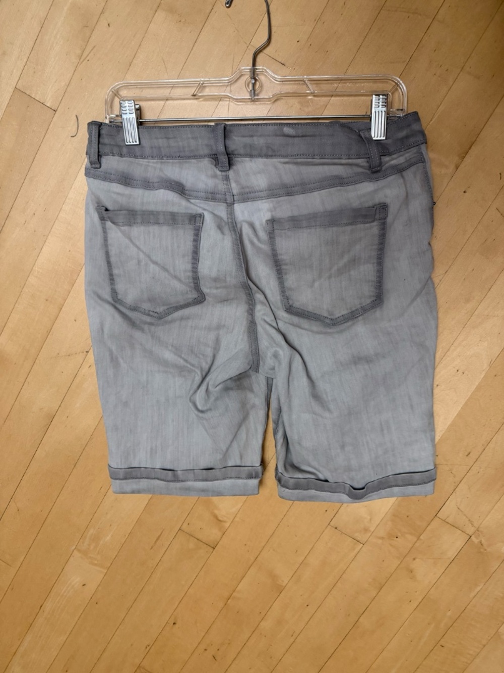 Tribal Jeans faded Grey Bermuda shorts, 8, CB2816 - Picture 3 of 3